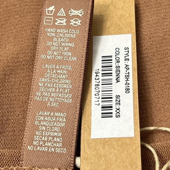 SKIMS Summer Mesh T-Shirt Sienna XXS - Picture 11 of 12